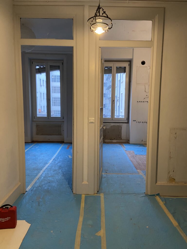 Couloir avant travaux